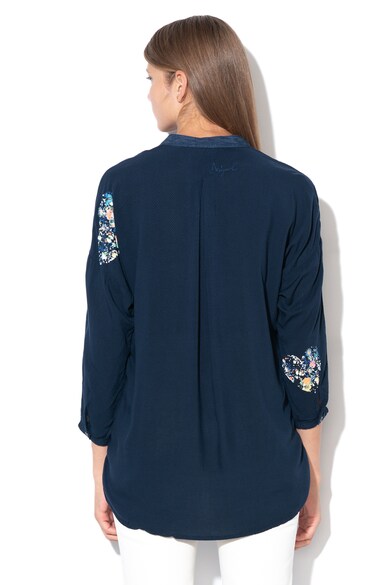 DESIGUAL Bluza tip tunica, cu terminatie rotunjita asimetrica Temis Femei
