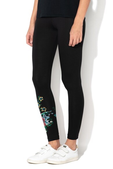 DESIGUAL Sol virágmintás leggings női