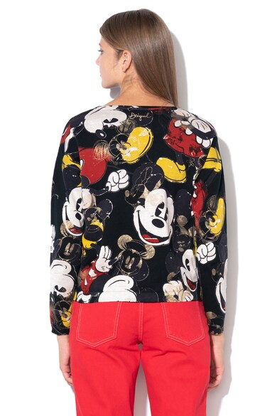 DESIGUAL Flynn pulóver Mickey egeres mintával női