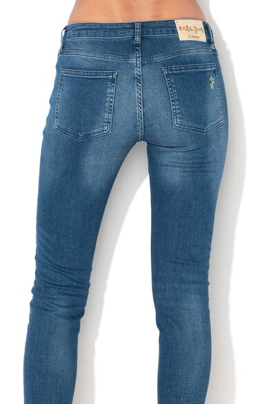 DESIGUAL Blugi skinny cu stele brodate Michelle Femei