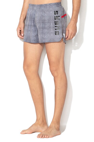 GUESS Pantaloni scurti de baie cu talie elastica Barbati