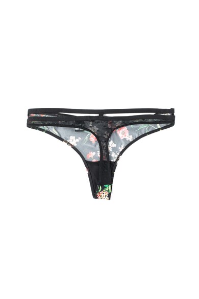 GUESS Chiloti tanga cu imprimeu floral Femei