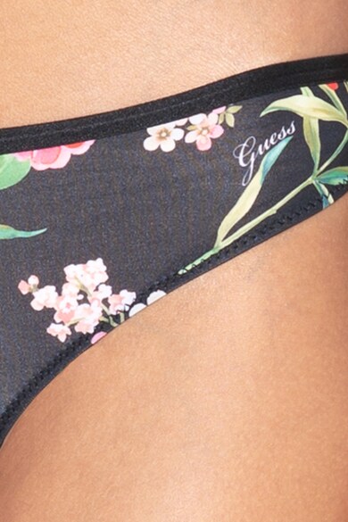 GUESS Chiloti tanga cu imprimeu floral Femei