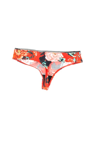 GUESS Chiloti tanga cu model floral Femei