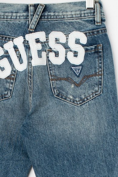 GUESS JEANS Regular fit farmernadrág szaggatott hatással Fiú