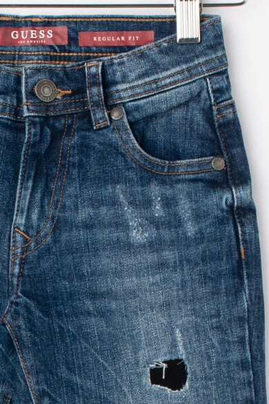 GUESS JEANS Blugi regular fit cu aspect deteriorat Baieti