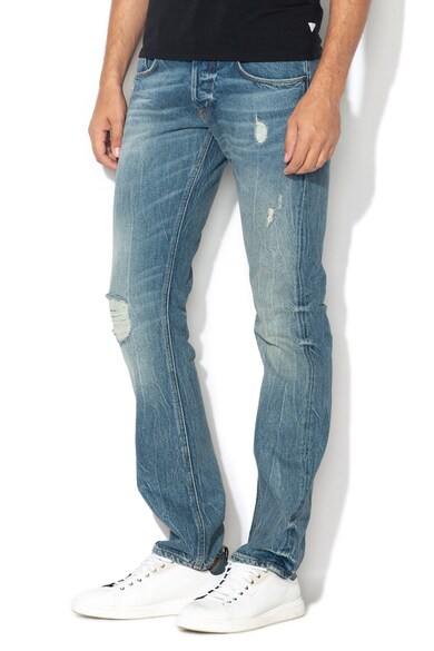 GUESS JEANS Vermont slim fit farmernadrág egyenes szárral férfi