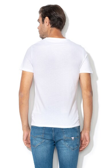 GUESS JEANS Тениска по тялото, с релефно лого Мъже
