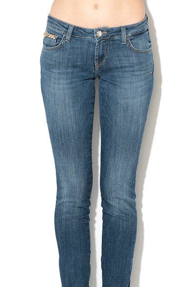 GUESS JEANS Blugi skinny cu talie foarte joasa Beverly Femei