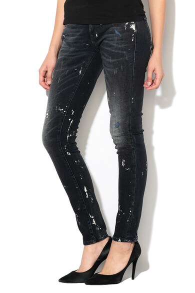 GUESS JEANS Ultra Skinny leggings foltos hatással női