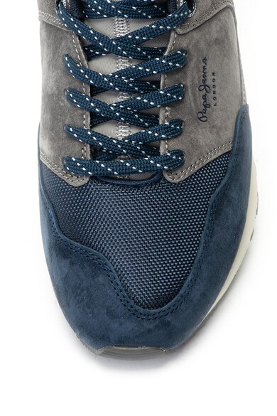 Pepe Jeans London Treck nyersbőr és textil bebújós sneakers cipő férfi