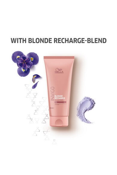 Wella Professionals Balsam  Invigo Color Recharge Cool Blonde pentru neutralizarea tonurilor de galben, 200 ml Femei