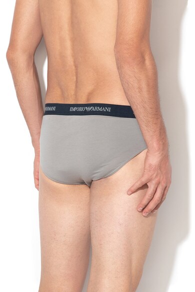 Emporio Armani Underwear Set de chiloti cu banda logo in talie - 2 perechi Barbati