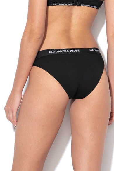 Emporio Armani Underwear Set de chiloti cu banda cu logo in talie - 2 perechi Femei