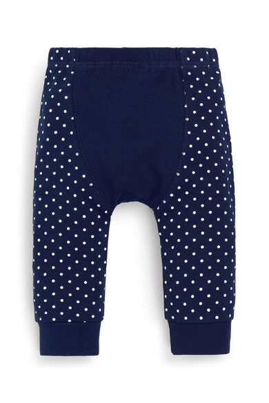 JoJo Maman Bebe Set de pantaloni cu imprimeu - 2 perechi Fete
