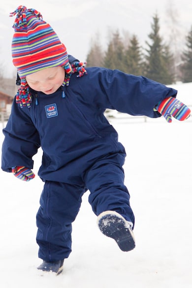 JoJo Maman Bebe Vízálló bélelt overall kapucnival Fiú