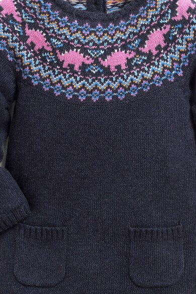 JoJo Maman Bebe Rochie tricotata cu doua buzunare Fete