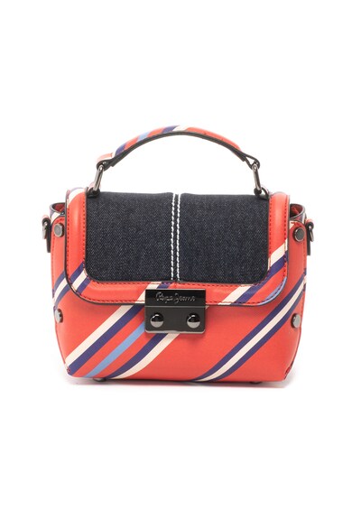 Pepe Jeans London Geanta crossbody de piele ecologica Coral Femei