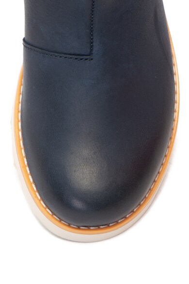 Clarks Ghete de piele cu calapod lat si benzi elastice Crown Halo Fete