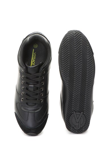 Versace Jeans Pantofi sport de piele ecologica Barbati