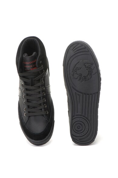 Versace Jeans Pantofi sport mid-high cu insertii de piele intoarsa Barbati