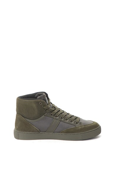 Versace Jeans Pantofi sport mid-high cu insertii de piele intoarsa Barbati