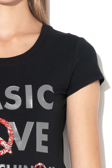 Love Moschino Szövegmintás póló női