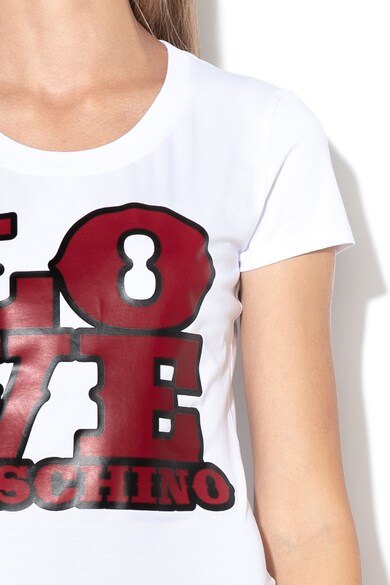 Love Moschino Tricou cu imprimeu text Femei