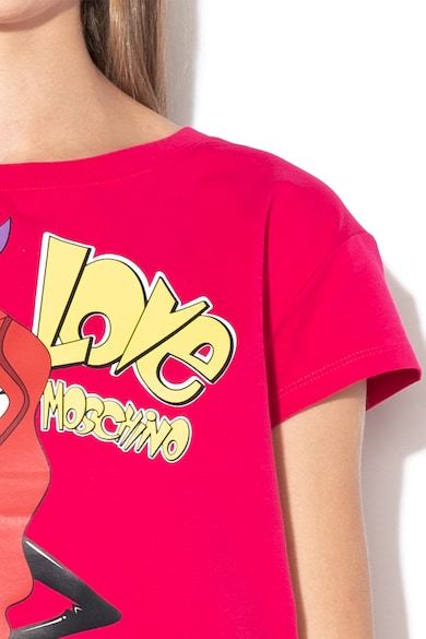Love Moschino Grafikai mintás póló női