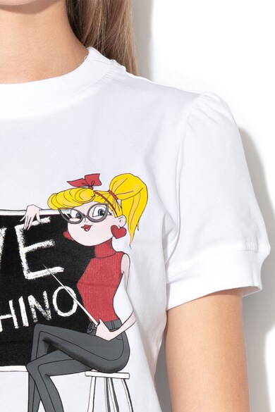 Love Moschino Тениска с фигурална щампа Жени