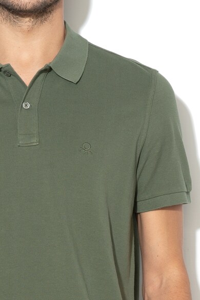 United Colors of Benetton Tricou polo din pique cu logo brodat Barbati