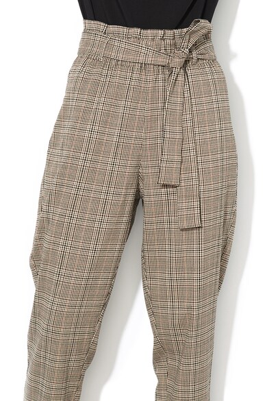 Vila Pantaloni conici cu imprimeu houndstooth Drola Femei