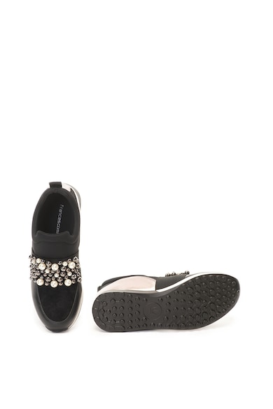 Francesco Milano Pantofi sport slip-on cu margele Femei