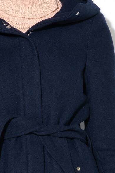 Vero Moda Liva gyapjútartalmú kabát kapucnival női