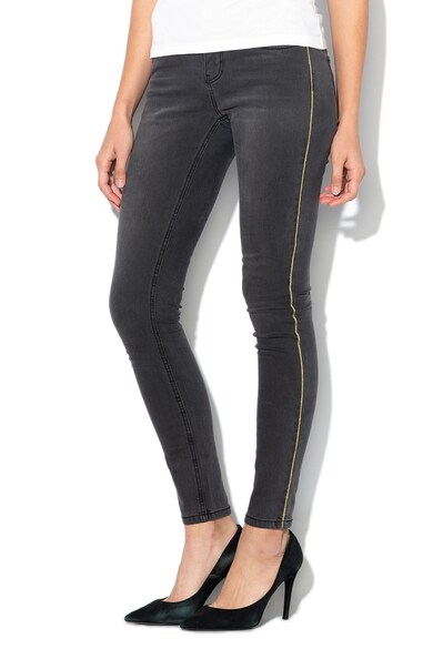 JdY Blugi skinny cu garnituri tubulare laterale Ebba Femei