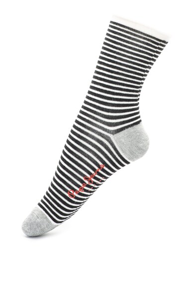 Pepe Jeans London Раирани къси чорапи Amari - 3 чифта Жени