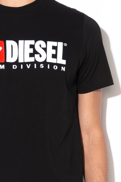 Diesel Tricou cu logo brodat Division Barbati