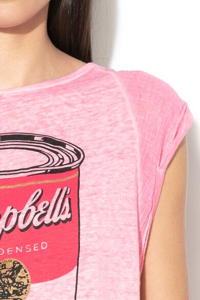 Andy Warhol by Pepe Jeans Tricou cu imprimeu grafic Sundy Femei