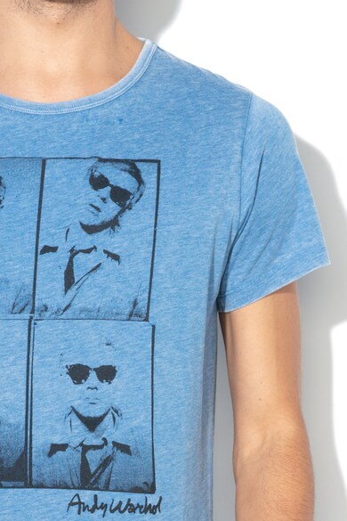 Andy Warhol by Pepe Jeans Tricou cu imprimeu grafic Booth Barbati