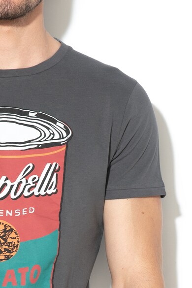 Andy Warhol by Pepe Jeans Tricou cu imprimeu grafic Tomato Barbati