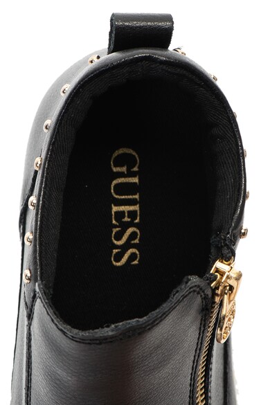 GUESS Pantofi sport inalti de piele cu aplicatii cu tinte Femei