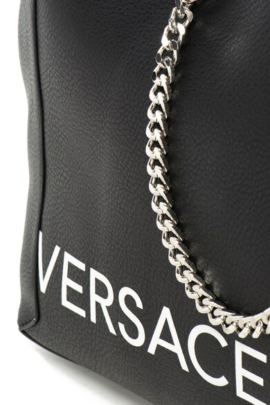 Versace Jeans Geanta shopper de piele ecologica, cu barete din lant Femei