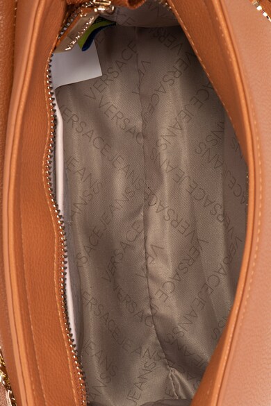 Versace Jeans Чанта от еко кожа с метално лого и верижка Жени