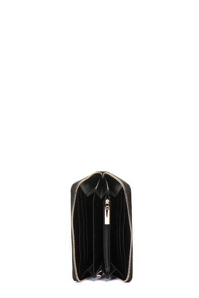 Versace Jeans Cipzáros műbőr pénztárca fémrészletekkel női
