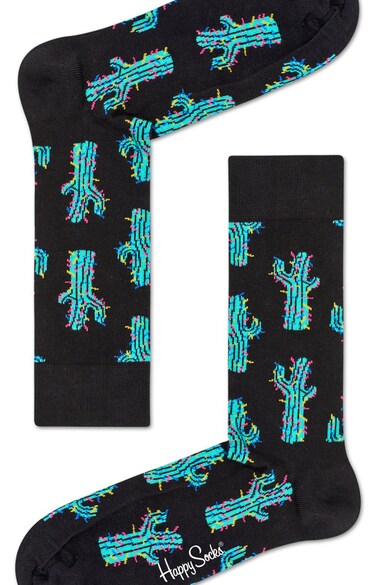 Happy Socks Sosete lungi unisex Cactus Barbati