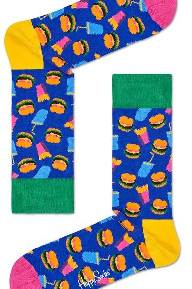 Happy Socks Sosete lungi unisex cu model grafic Barbati