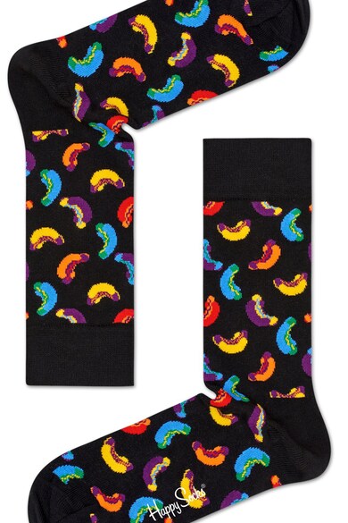 Happy Socks Sosete unisex cu model hotdog Femei