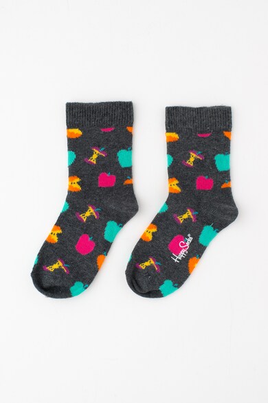 Happy Socks Set de sosete cu diverse modele - 2 perechi Fete