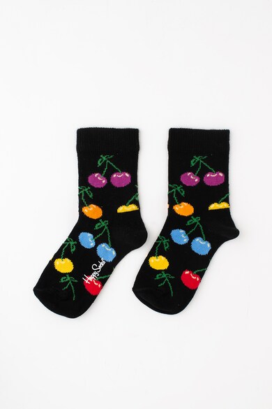 Happy Socks Set de sosete cu model cu fructe - 2 perechi Fete
