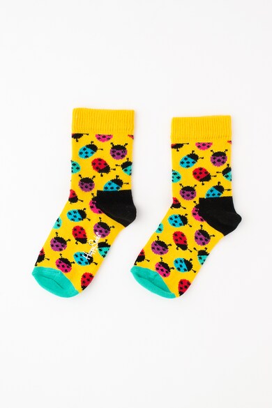 Happy Socks Set de sosete lungi cu model - 2 perechi Baieti